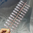 24Tips/Set Matte Super Long Coffin False Nail Artificial Fingernails Fake Nails Nail Beauty Finger Manicure Free Shipping Items