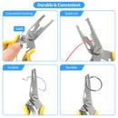 Fishing Pliers Fish Line Cutter Scissors Mini Fish Hook Remover Multifunction Tools New Black Beak Jaw
