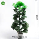 Multiple Green Large Artificial Palm Tree Plastic Plants Garden Home Outdoor Decorations Scutellaria Tropical Tree Fake Plants