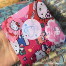 Sanrio Hello Kitty Small Folding Shopping Bag Melody Polyester Eco Bag Cartoon Shoulder Bag Handbag