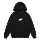 Graffiti Letter Foam Plus Velvet Sweatshirts Men and Women Harajuku Oversized Fleece Hoodie Hip Hop Stranger Things Hooded Hoody