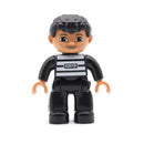 Big Size Action Figures City Princess Policemen Family Building Block Doll Character Accessory Toys Assembly Children Kids Gift