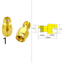 DexMRtiC SMA Male / Female RF Coax Adapter Connector Straight Right Angle T Type Splitter Goldplated NEW Wholesale