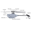 C127 2.4GHz RC Drone 720P Camera 6-Axis Wifi Sentry Helicopter Wide Angle Camera Single Paddle Without Ailerons Spy Drone RC Toy