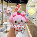 Fashion Star Kirby Plush Toys Keychain Chilkdren Toy Cute Pink Kirby Keychain Car Pendant Key Chain Woemen Keychains Toys Gifts