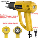 Heat Gun 2000W Professional Hot Air Gun with 2 Temperature Modes Hands-Free Stand Built-in Ideal for Stripping Paints Soldering