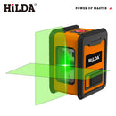 2 Lines Laser Level Self Levelling Green Beams Laser Horizontal & Vertical Cross-Line