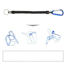XC Tactical Lanyard Spring Rope Outdoor Hiking Camping Anti-lost Phone Key Chain Molle Military Backpack Attactment Spring Strap