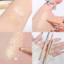 Liquid Eyeliner Lying Silkworm Pen Matte Shadow Long-lasting Waterproof Quick-dry Tea Brown Pen Glitter Eye Makeup Beauty Tools