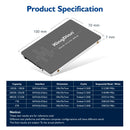 KingDian SSD HDD 2.5'' 120GB 240GB 480GB 1TB 2TB SATAIII 128GB 256GB 512GB Internal Solid State Disk Drive For Laptop Computer