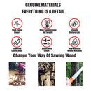 4 Inch/6 Inch Mini Electric Saw Chainsaw Fruit Tree Woodworking Garden Tools Hand Held Wood Cutters For Makiita 18V Battery