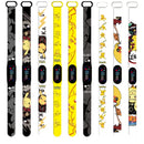 Pokemon Strap LED Electronic Watch Fashion Colorful Bracelet Touch Waterproof Anime Character Pikachu Educational Children&