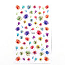 1Pcs Water Nail Decal and Sticker Flower Leaf Tree Green Simple Summer DIY Slider for Manicure Nail Art Watermark Manicure Decor