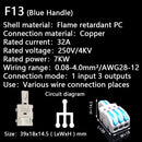 Mini Fast Wire Cable Connectors Universal Compact Conductor Spring Splicing Wiring Connector Push-in Terminal Block P421 F12