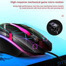 1200DPI USB Wired Gaming Mouse Optical Computer Mouse for PC Laptop 3 Keys Ergonomic Mice Led Light Night Glow Mechanical Mouse