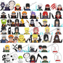 WM6105 WM6106 WM6107 WM6108 WM6109 Naruto blocks anime bricks Sasuke Kakashi mini action toy figures Assemble toys kids gifts