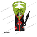 WM6109 Naruto blocks anime Sasuke Kakashi Madara Zetsu Might Guy Rock Lee mini action toy figures Assemble bricks toys kid gifts