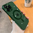 Luxury For Magsafe Magnetic Charging Transparent Silicone Case for iPhone 14 Plus 13 12 11 Pro Max Protector Shockproof Cover