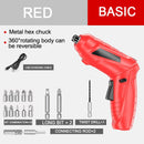 Electric Screwdriver Battery Rechargeable Cordless Screwdriver Powerful Impact Wireless Screwdriver Drill Electric Screw Driver