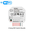 Moes Smart ZigBee WiFi Switch Module Dimmer Curtain Switch Smart Life App Remote Control Alexa Google Home Voice Control
