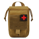 Outdoor First Aid Kit Tactical Molle Medical Bag Military EDC Waist Pack Hunting Camping Climbing Emergency Survival Bag