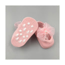 Infant Newborn Baby Girls 3Pcs/Set Slipper Socks Headband Gift Foot Socks Lace Crown Hair Band Accessories Photo Props Meias