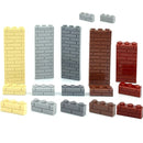 Thick Wall Figures Bricks Compatible 98283 15533 DIY 1x2 1x3 1x4 1+2 Dots Building Blocks Educational House Contruction Toys