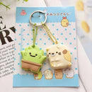 Kawaii Sanriod Accessories Kitty kuromi My Melody Cartoon Silicone Case Backpack Pendant Keychain Anime Toys for Girls Gifts