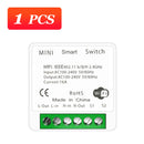 Wifi Smart Light Switch 16A Mini 2-way Control Timer Switch Smart Home DIY Breaker Work With Tuya Alexa Yandex Alice Google Home