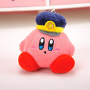 Fashion Star Kirby Plush Toys Keychain Chilkdren Toy Cute Pink Kirby Keychain Car Pendant Key Chain Woemen Keychains Toys Gifts