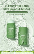 DJBS Deep Cleansing Green Tea Mask Stick Mud Facial Purifying Clay acne Oil Control Anti-Acne Whitening Skin Care Face blackhead