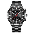 Fashion Mens Sports Watches for Men Business Stainless Steel Quartz Wrist Watch Luxury Man Casual Luminous Clock часы мужские