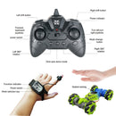 2022 Newest 4WD RC Stunt Car 2.4G Radio Remote Control Cars RC Watch Gesture Sensor Rotation Gift Electronic Toy for Kids Boy