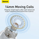 Baseus Wired Earphone H17 3.5mm In-ear with Microphone for Samsung Galaxy Xiaomi Huawei 3.5mm Ports Devices HiFi Sport Headphone