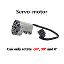 Technical Motor Parts Multi Power Functions 8293 8883 Tool Servo Train Motor PF Model Sets Building Blocks Compatible All Brands