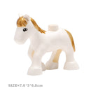 Big Size Building Blocks Cat Dog Pig Rabbit Model Accessories Compatible Bricks Farm Animals Set Assemble Education Toys For Kid