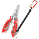 Fishing Pliers Fish Line Cutter Scissors Mini Fish Hook Remover Multifunction Tools New Black Beak Jaw