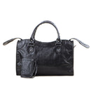 Girl Shoulder Bags Black Hand Bags New Arrival Mini Small Motorcycle Bags Crossbody for Women Soft Pu Leather Brand Handbag lady