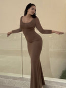 BOOFEENAA Strap Backless Long Maxi Dresses Party Club Vacation Outfits for Women Sexy Casual Summer Dress 2022 Wholesale C85CZ24