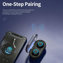 Y50 upgrade version Bluetooth Earphone Wireless Headphone Stereo Headset Sport Earbuds Microphone & Charging Box For Smartphone