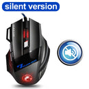 Wired Gaming Mouse USB Computer Mouse Gaming RGB Mause Gamer Ergonomic Mouse 7 Button 5500DPI LED Silent Game Mice For PC Laptop