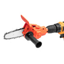 Portable Conversion Head Kits Electric Drill to Electric Chain Saw Adapter Attachment Woodworking Pruning Tools for Garden