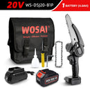 WOSAI 20V Brushless Saw 6 Inch Handheld Pruning Chain Saw Portable Mini Electric Saw Woodworking Cutting Tools MT-Series