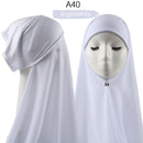 Women Muslim Instant Chiffon Hijab With Cap Underscarf Bonnet HIjabs Scarf Islam Headscarf Headwrap Turbante