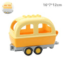 Big Building Blocks Accessories Compatible Large Bricks Children Kids Truck Car Bus City Traffic Series Assembly Educational Toy
