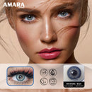 AMARA 1 Pair Color Contact Lenses for Eyes Natural Brown Lenses Beauty Fashion Monet Lense Blue Lenses Green Eye Contact
