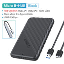 ORICO MicroB USB3.0 2.5" External Storage HDD Case SATA 5Gbps HDD SSD Hard Drive Enclosure Support UASP for PC Laptop