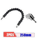 105 Degree Right Angle Drill Attachment and Flexible Angle Extension Bit Kit for Drill or Screwdriver 1/4" Socket Adapter Tools
