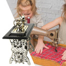 1/12 Ratio Ingenious Dollhouse Retro Sewing Machine Novelty Miniature Sewing Machine Lightweight for Home