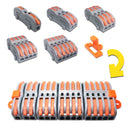 Mini Fast Wire Cable Connectors Universal Compact Conductor Spring Splicing Wiring Connector Push-in Terminal Block P421 F12
